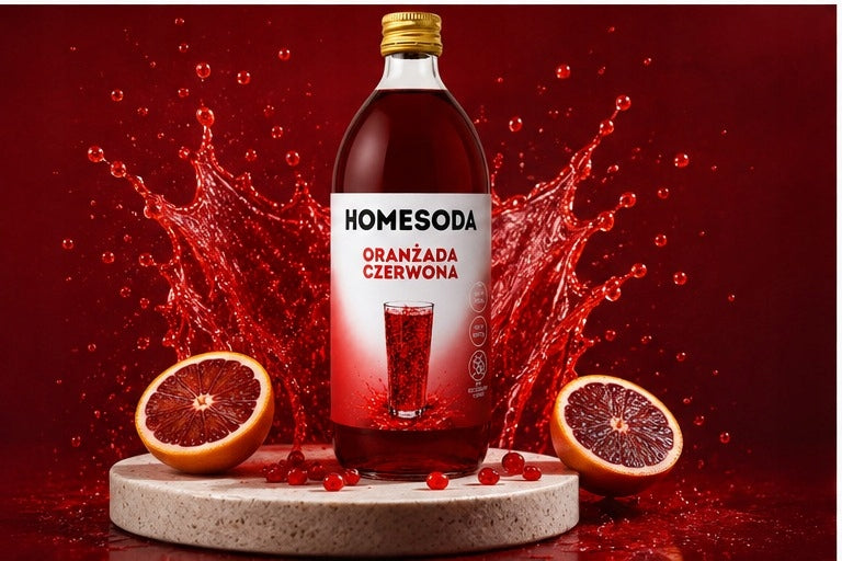 Red Orange Flavoured Syrup Concentrate for SodaStream Homesoda 500ml Manufacturer code 40537_402840