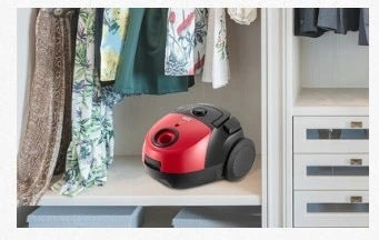 Red bagged vacuum cleaner Beko VCC 34801AR HEPA Dominant color red