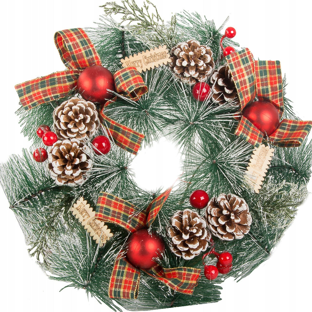 Reed Christmas wreath decorative decoration for door wall Christmas