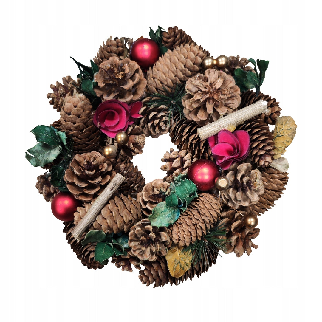 Reed Wreath Occasional Christmas Decoration For Grave Cemetery 443/1