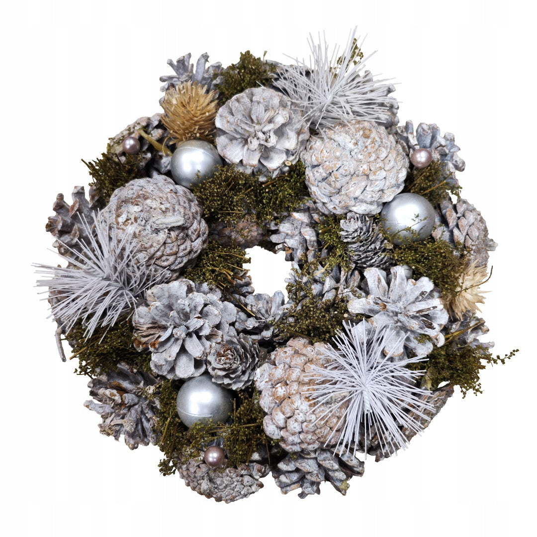 Reed Wreath Occasional Christmas Decoration For Grave Cemetery 443/4