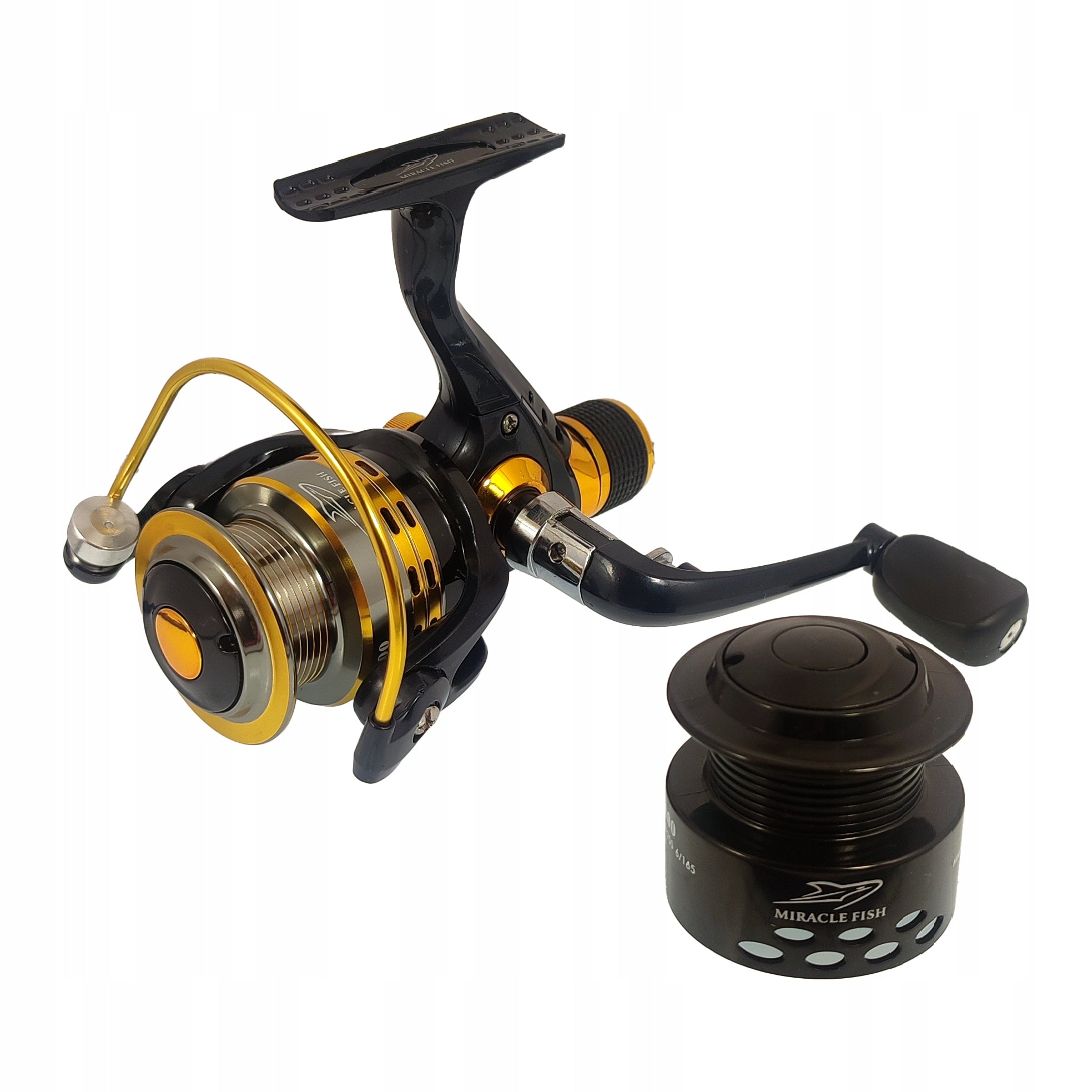 Reel FSR 1000 5.5:1 rear brake 7+1 metal spool Miracle Fish Packaging status original