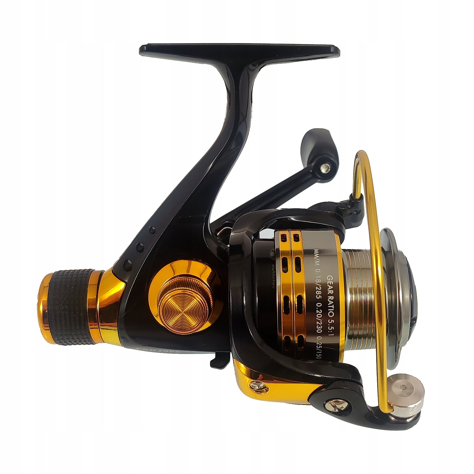 Reel FSR 2000 5.5:1 rear brake 7+1 metal spool Miracle Fish Brand Miracle Fish
