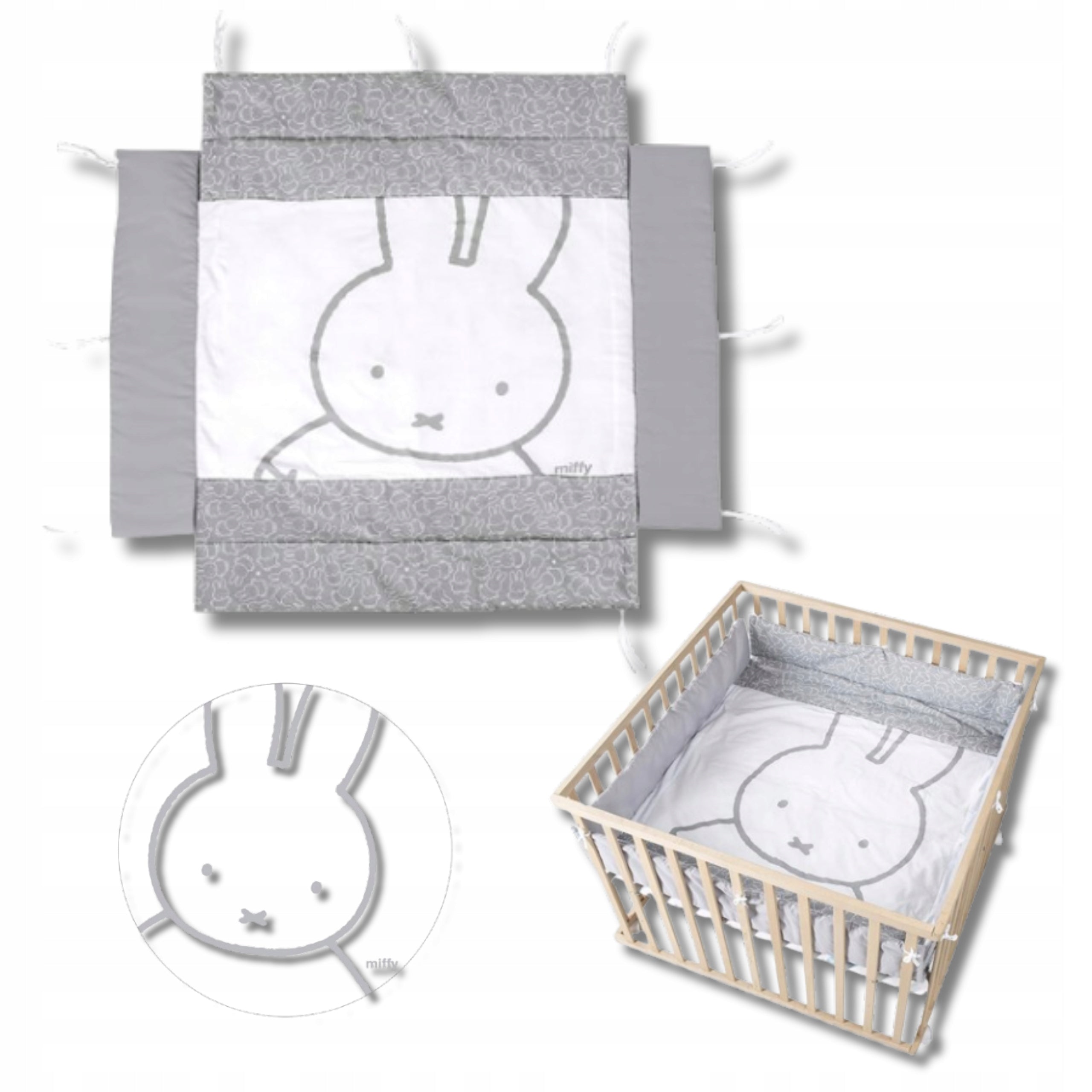Refill For Playpen Mattress Square Insert For Baby Cot Krolik