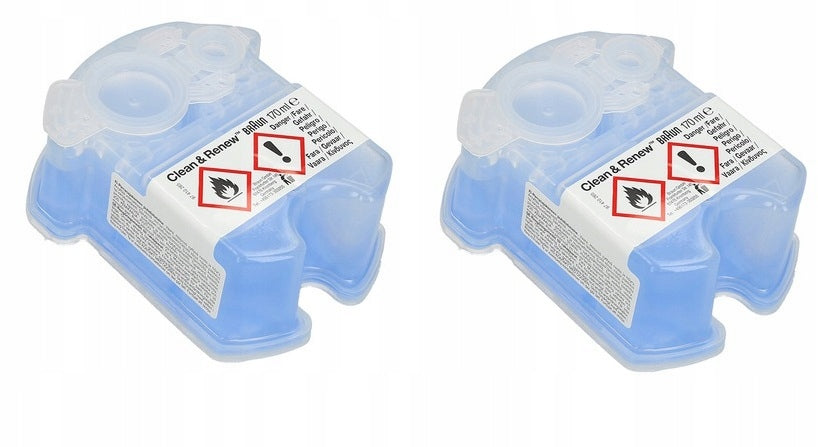 Refill Replacement Liquid for Shavers Braun CCR Clean & Renew Lemon 170ml 1 piece Brand Braun