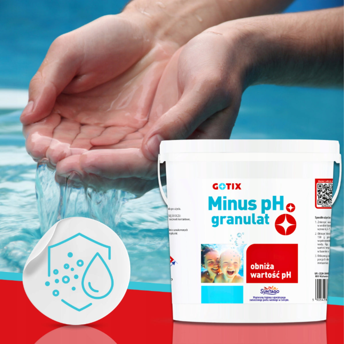 Regulator Ph Minus 5Kg Granules Swimming Pool Jacuzzi Lowers Ph Water Gotix Kind water Ph regulator