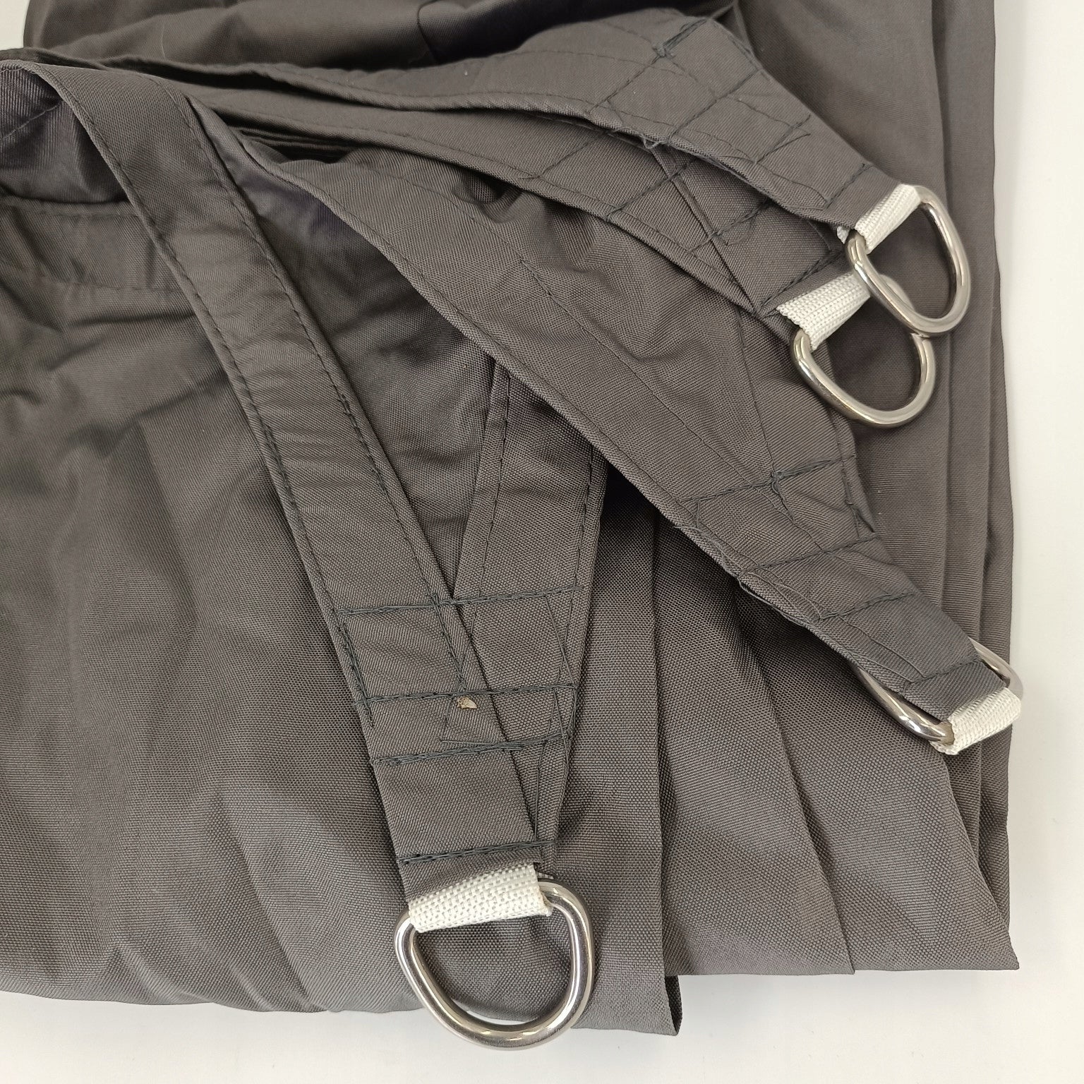 Relaxdays Rectangular sun sail 2 x 4 m dark grey Brand Relaxdays