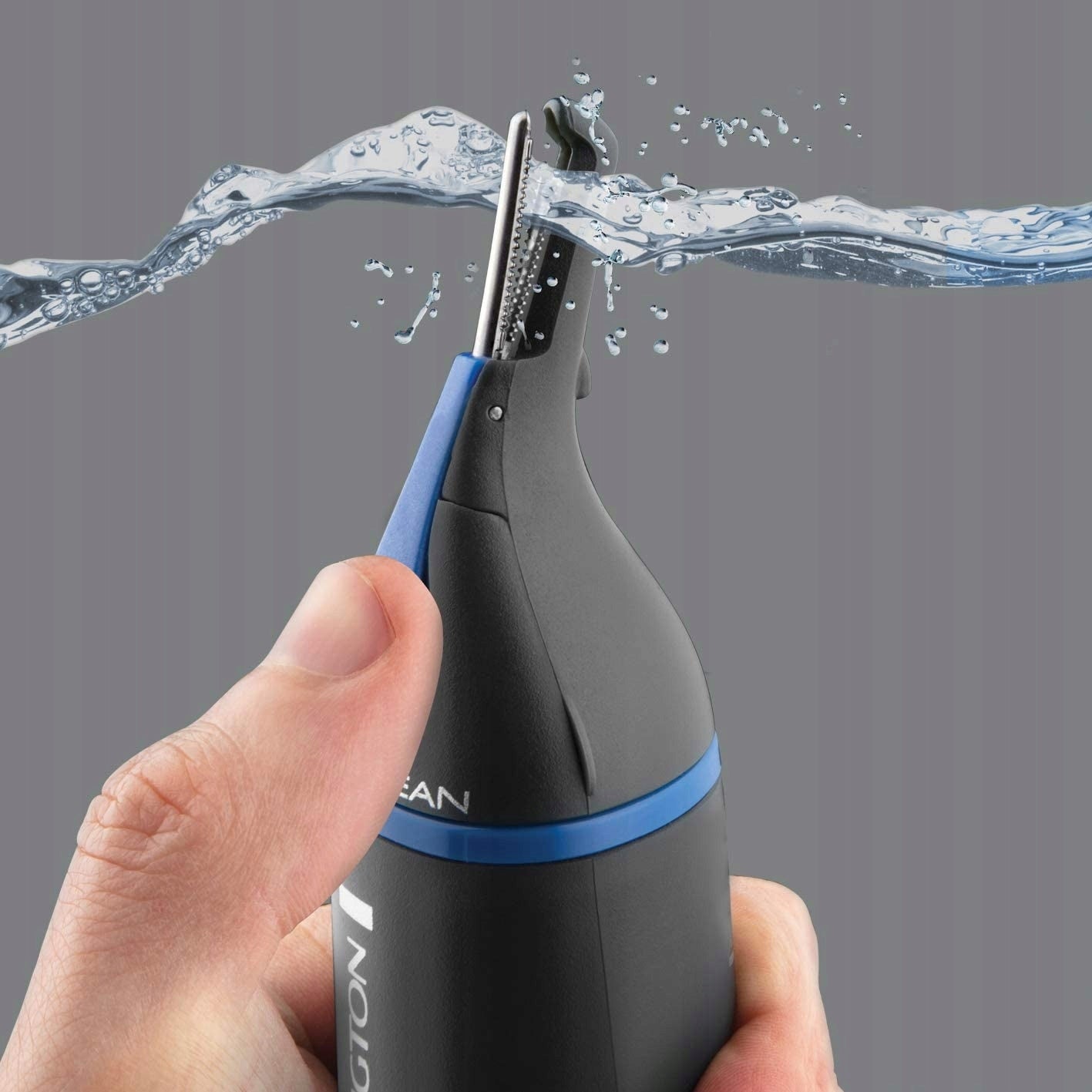 Remington NE3850 Ear/Nose Trimmer Eyebrow Rotation 2 WashClean Caps Dominant color black