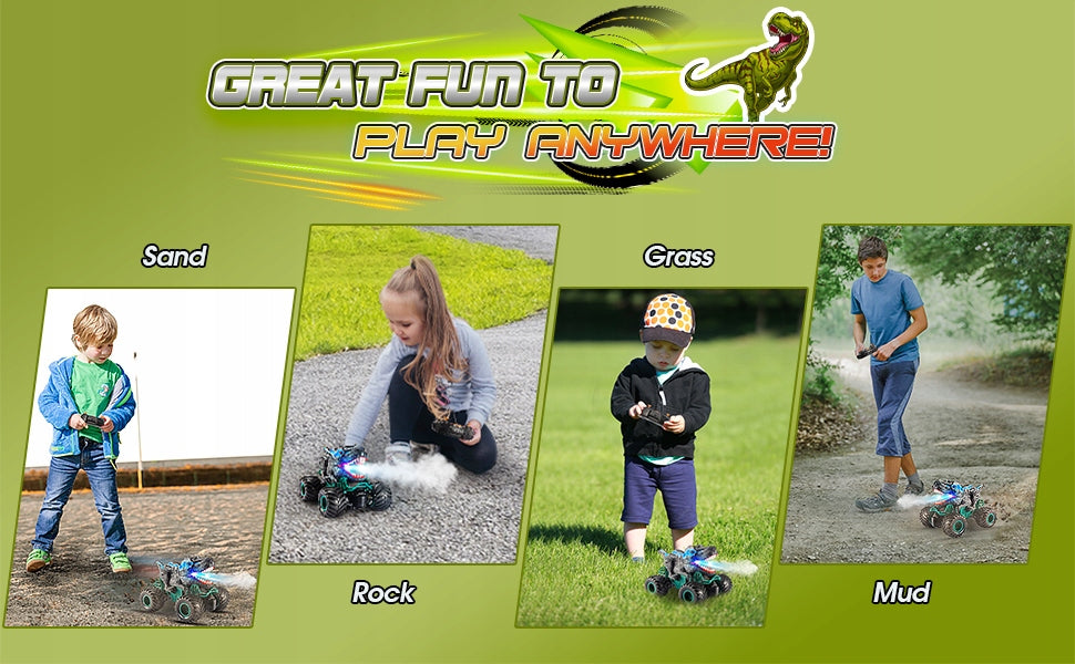 Remote Controlled Car-Dinosaur,Monster Truck for Kids,Grey Manufacturer code WJ12644AXXGR