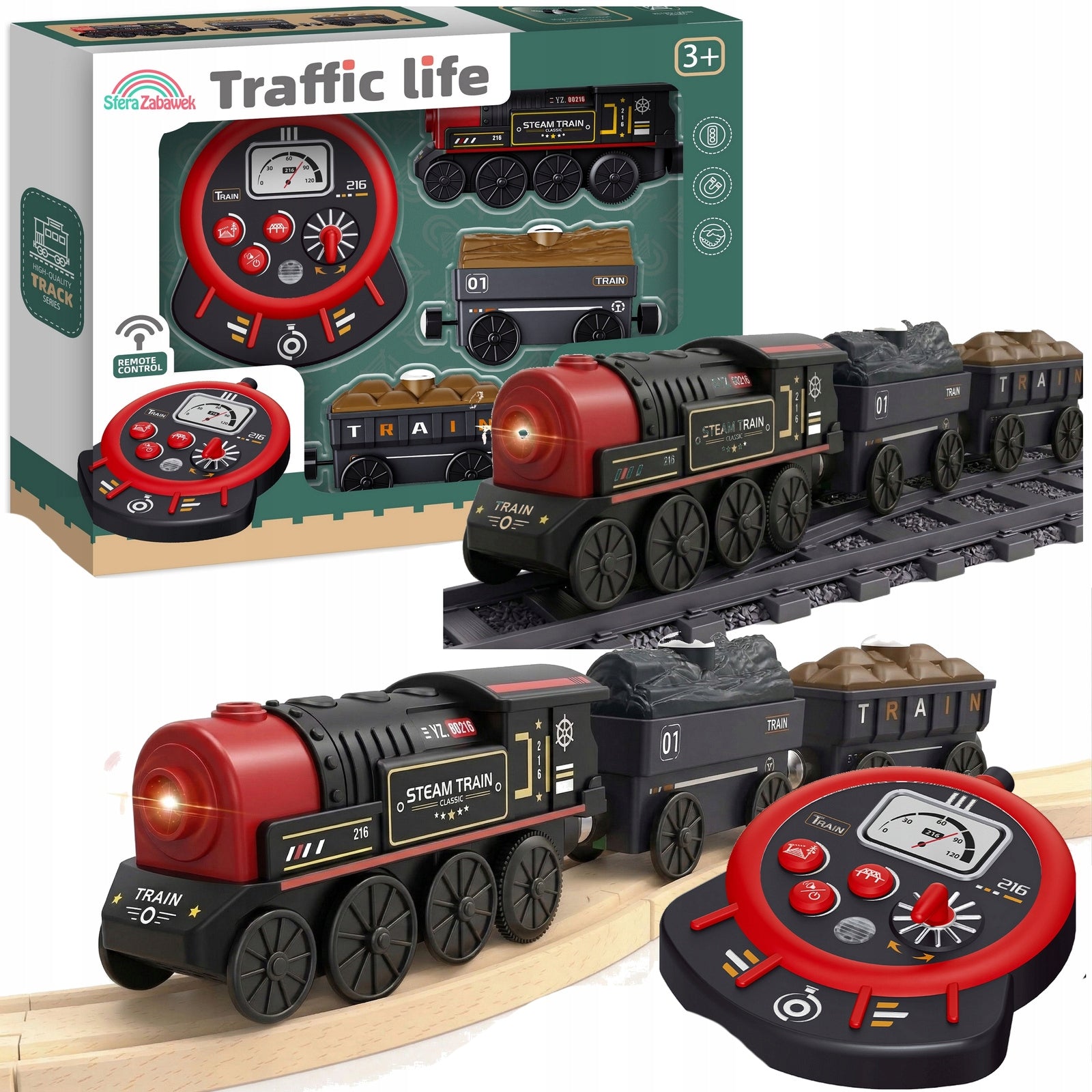 Remote Controlled Retro Steam Train Classic 30cm