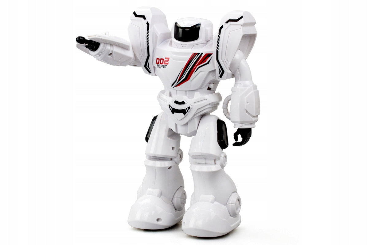 Remote Controlled Robot Shoots Robo Blast One Projectiles White 88590 Brand Silverlit