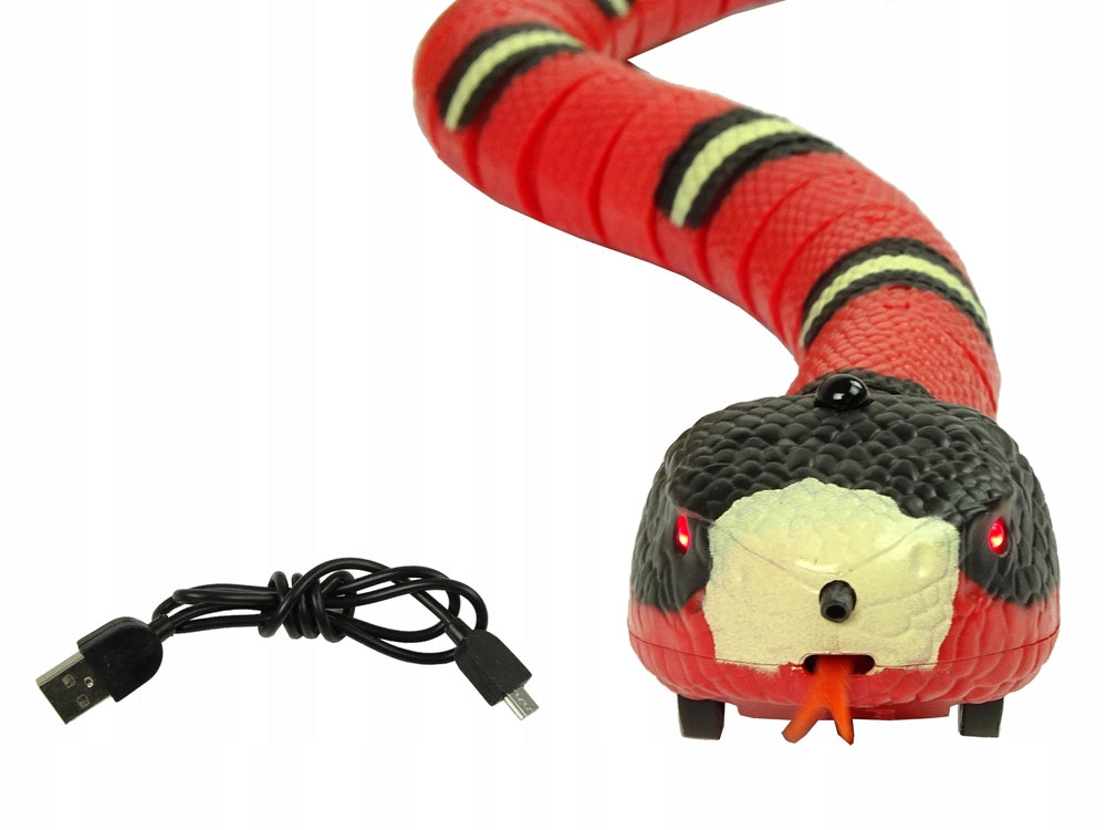 Remote Controlled Touch Hose Red Black Strips Brand LEAN Toys
