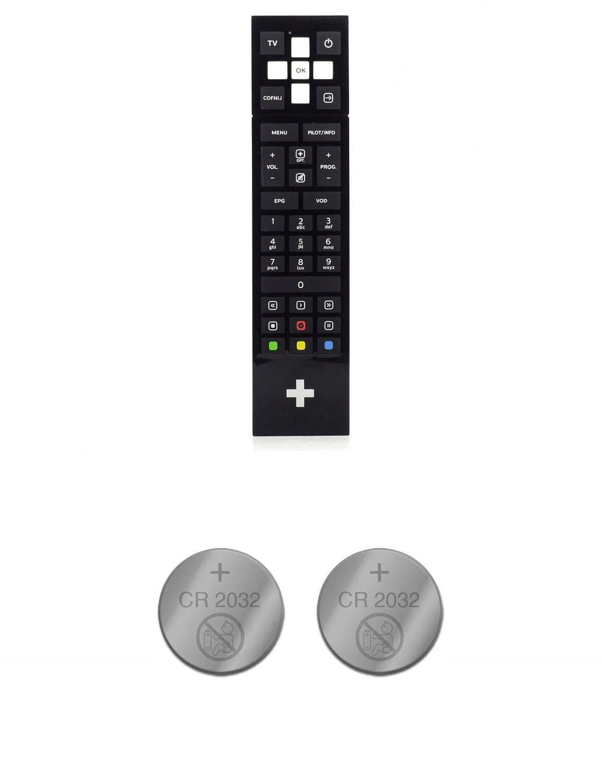 Remote control CANAL+ WifiBox+ Wifi PremiumBox+ 4K Ultrabox+ 4K DualBox+ 2x BATTERIES
