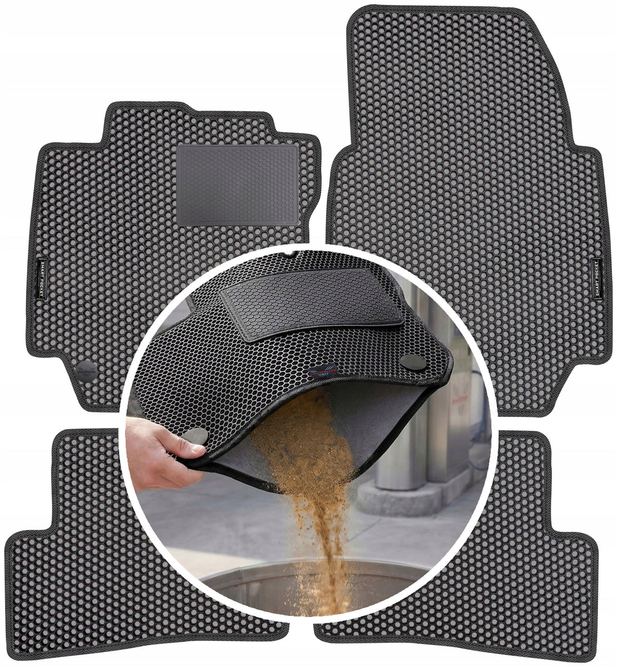 Renault Captur I 2013-2019 EVA SMART POCKET Rugs