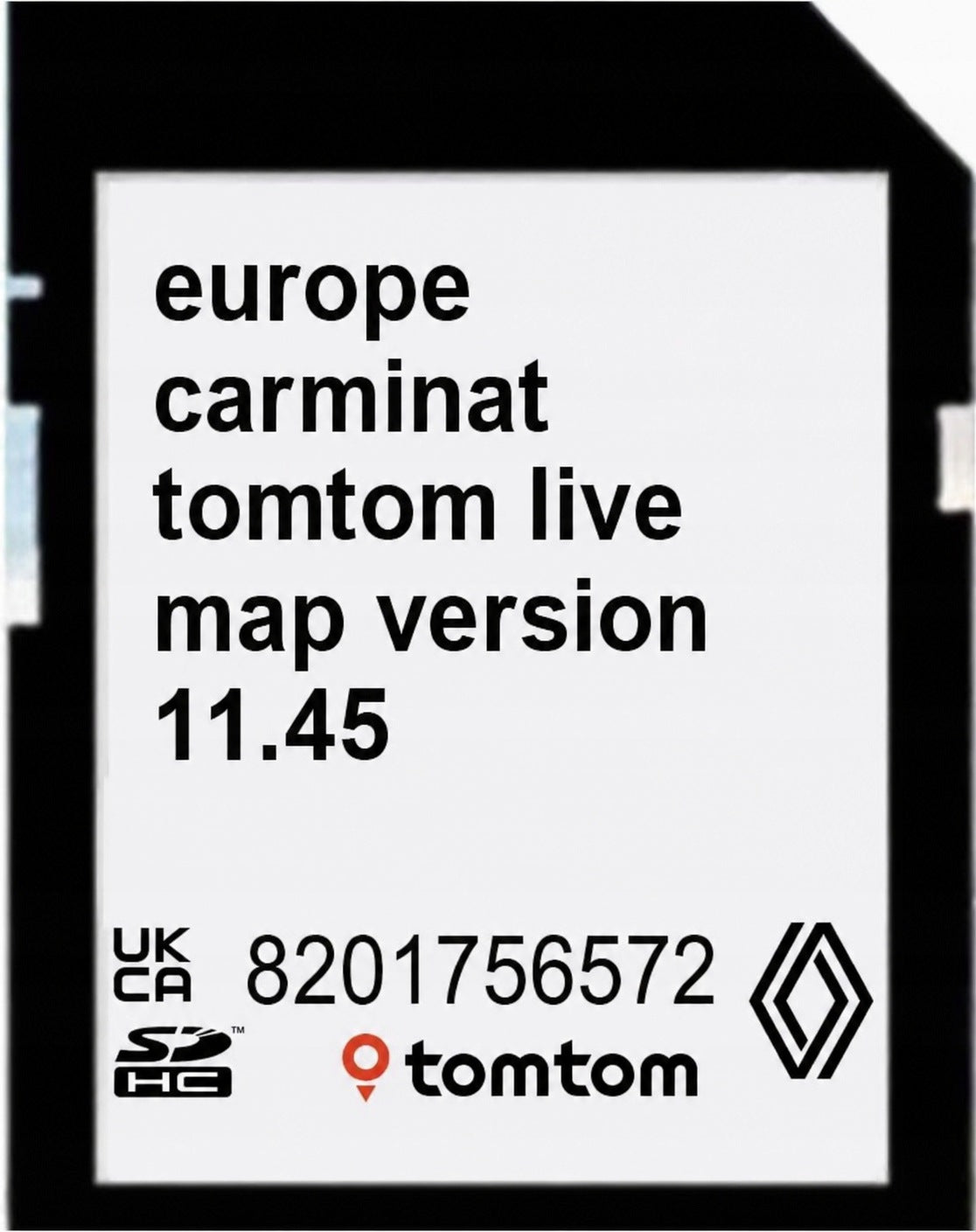 Renault Carminat TomTom LIVE map 11.45