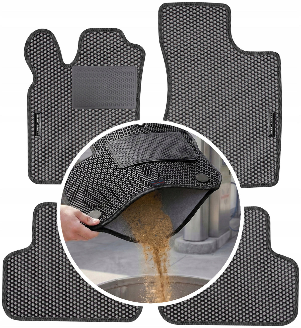 Renault Twingo I HB 1998-2007 EVA SMART POCKET Rugs