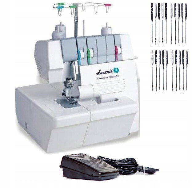 Render home sewing machine strong Łucznik 820D-3D 3-thread 2-needle Batteries included no