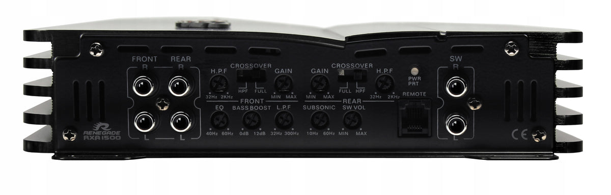 Renegade RXA1500 Powerful five channel car amplifier FRONT REAR SUB Brand Renegade