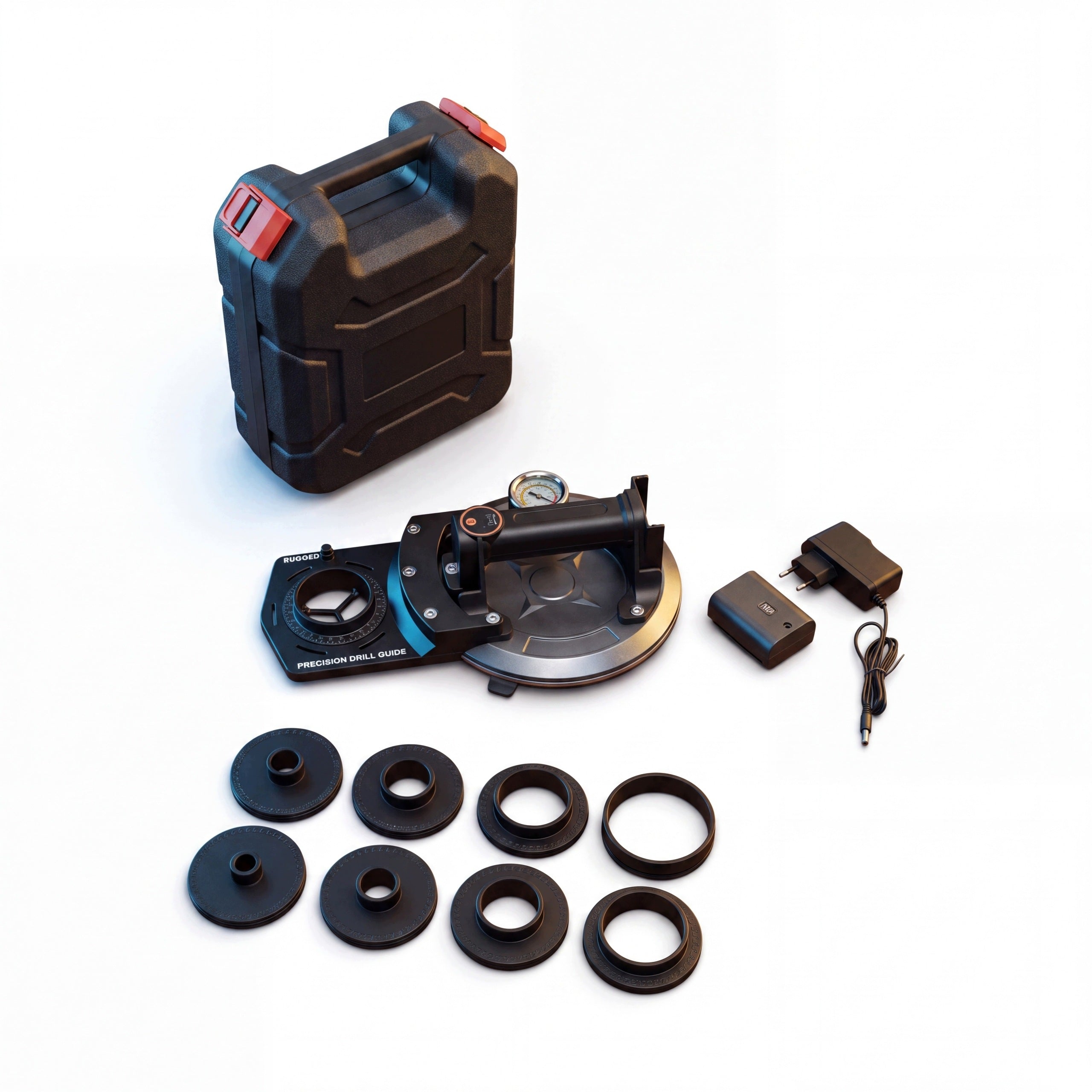 Replaceable guide system for foraminifera + vacuum suction cup