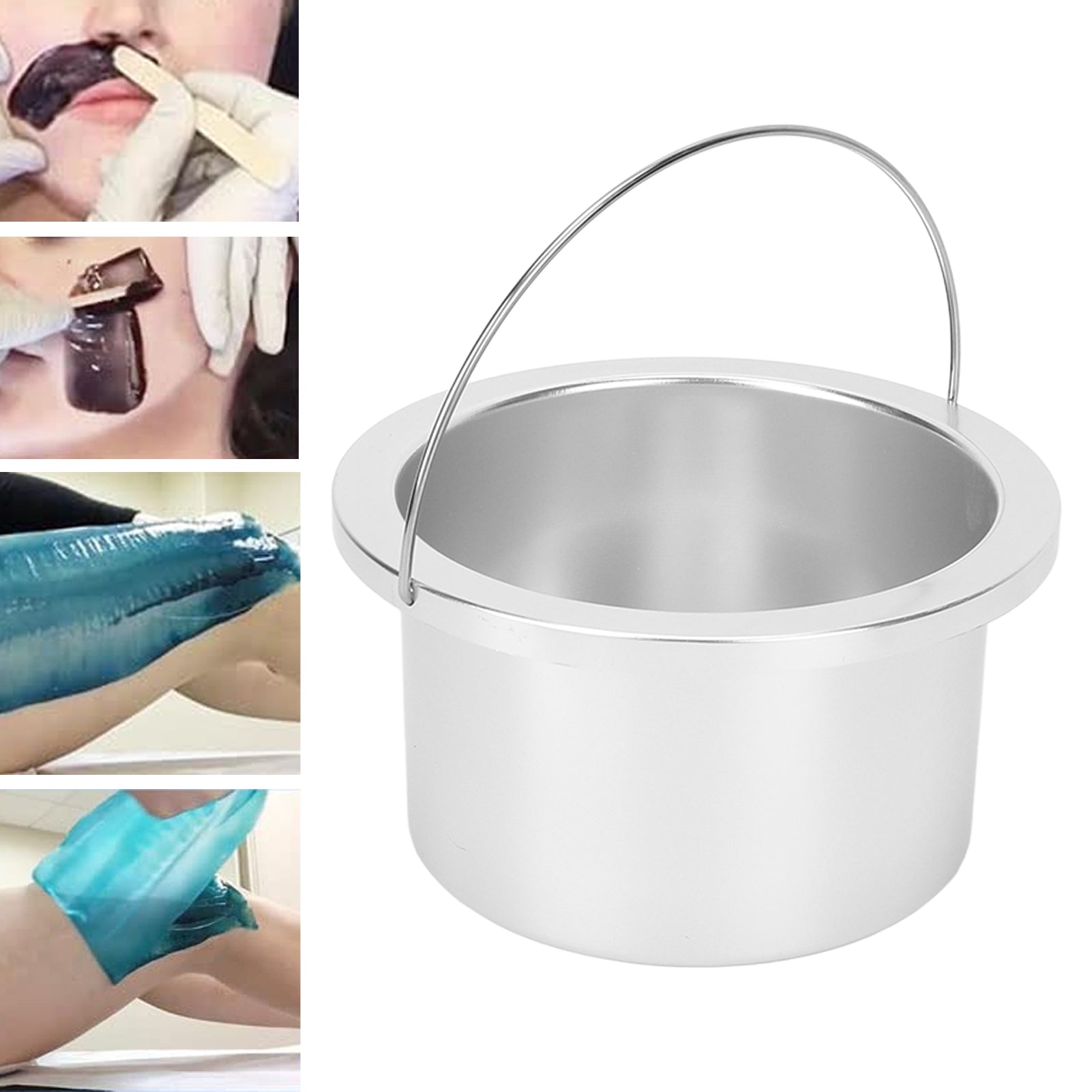 Replacement Wax Warmer Inner Pot 4.13in Aluminium Alloy Silver Brand no brand