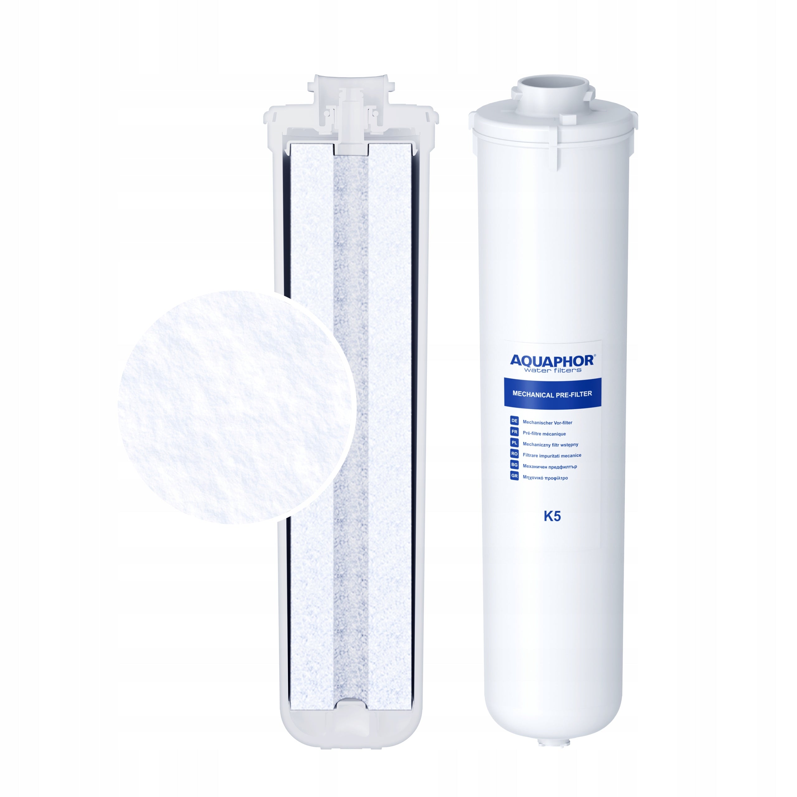 Replacement cartridge set K5,K2,K7 for water filter Aquaphor crystal A Manufacturer code K2, K5, K7M