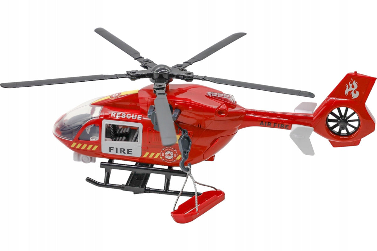 Rescue Helicopter LARGE Helicopter Toy with Hook Effects Light Sound Brand Sferazabawek