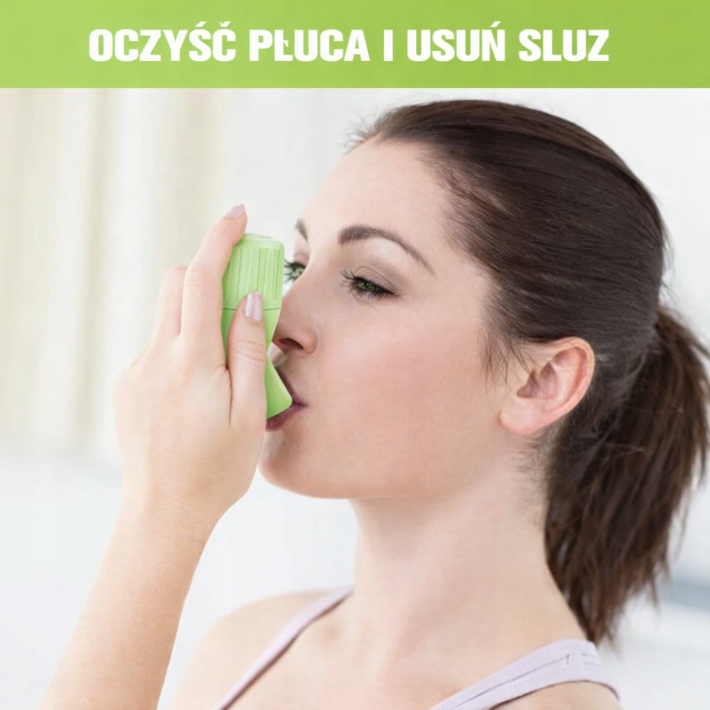 Respiratory apparatus for the lungs enlargement strengthening exercise mucus removal Packaging status original
