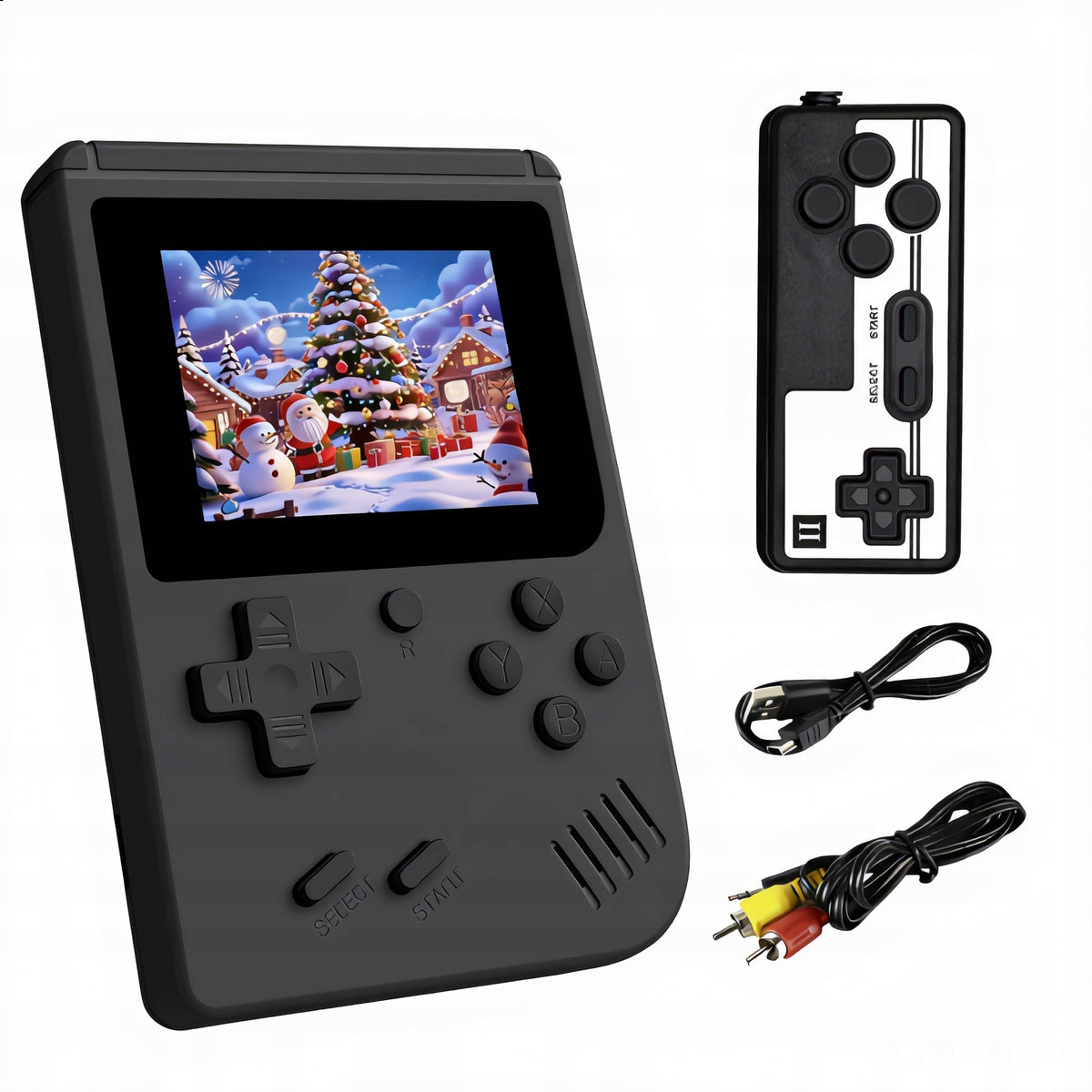 Retro Console 500 Games + Pad Mini Portable TV Game For Baby Black
