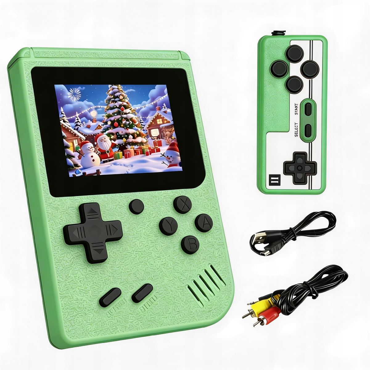Retro Console 500 Games + Pad Mini Portable TV Game For Baby Green