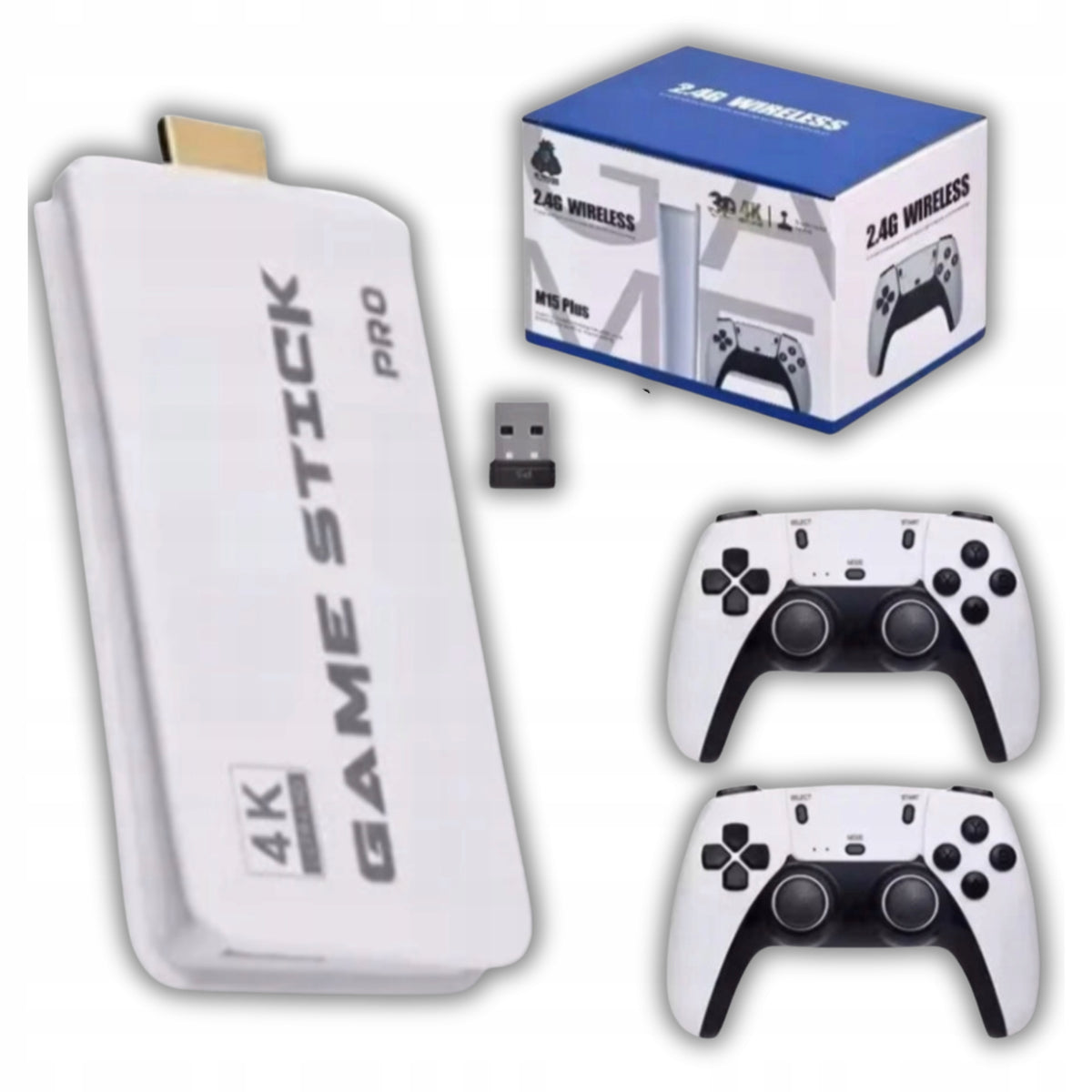 Retro Station M15 4K HDMI 20000 Games 64GB 2 Pad Gift Kids