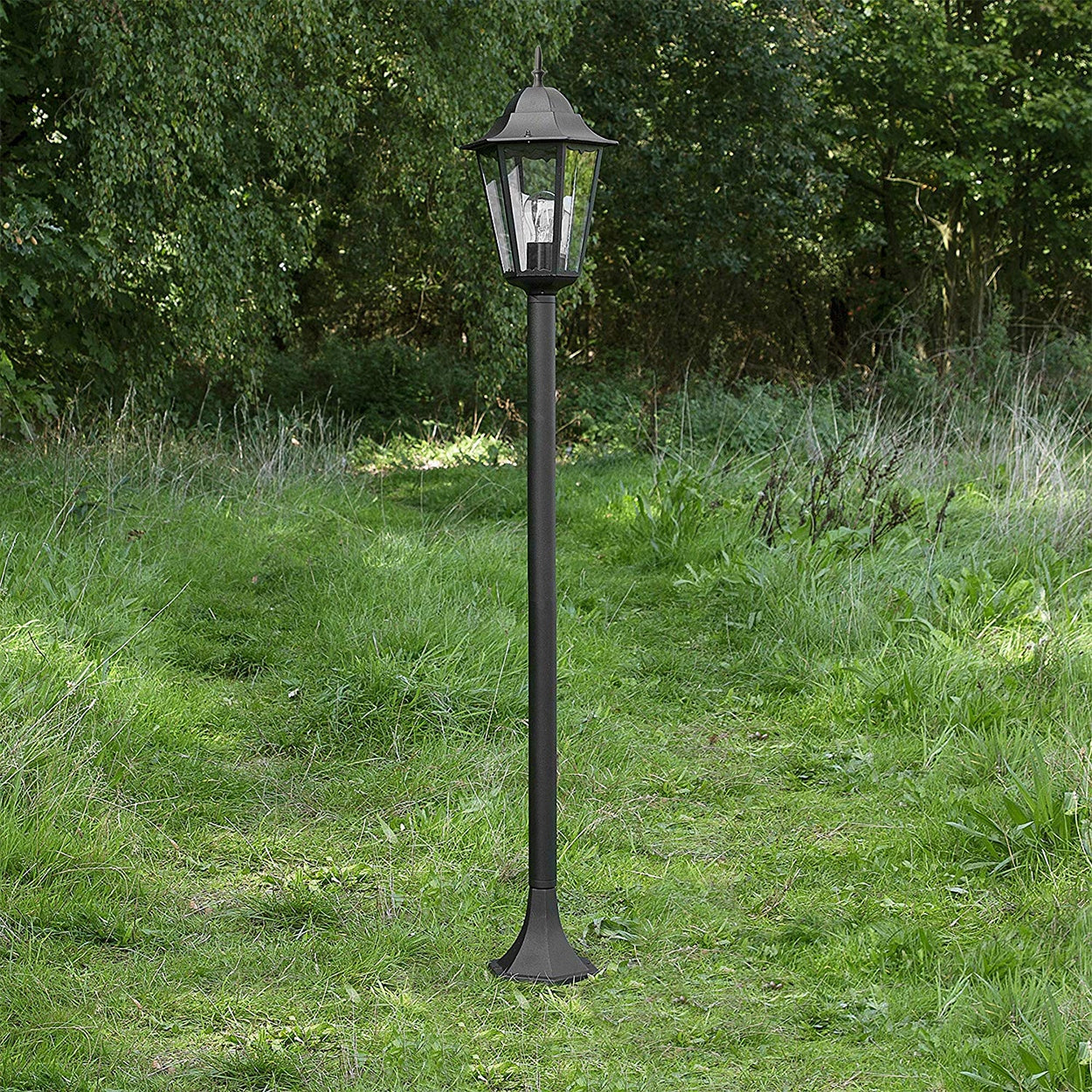 Retro garden lamp Liguria 96cm E27 IP43 black Goldlux 202185 Energy efficiency class - old classification A+