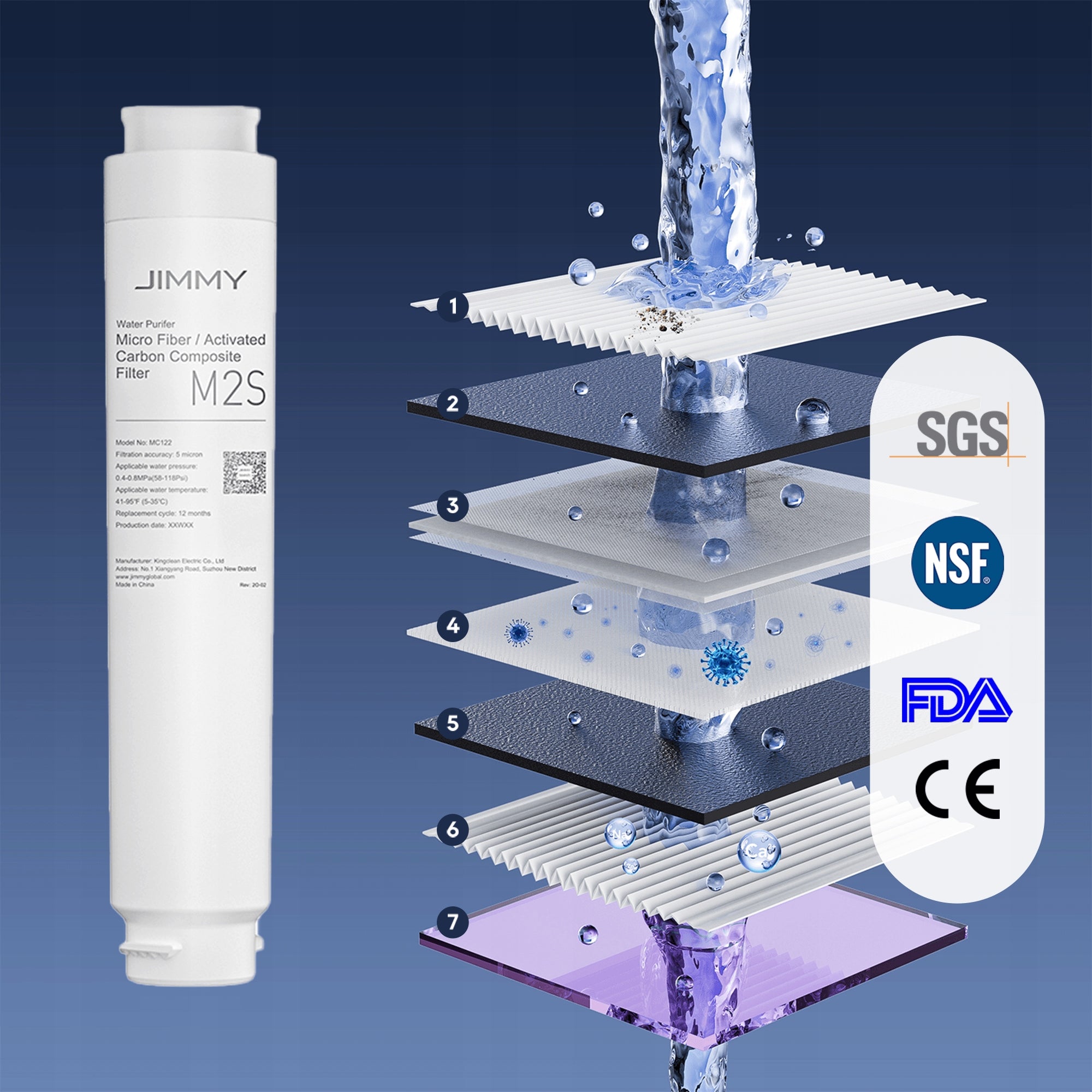 Reverse Osmosis Water Dispenser JIMMY R9 Pro 10 – 15°C Cold Hot Water Manufacturer code Dystrybutor wody oczyszczania JIMMY R9 Pro
