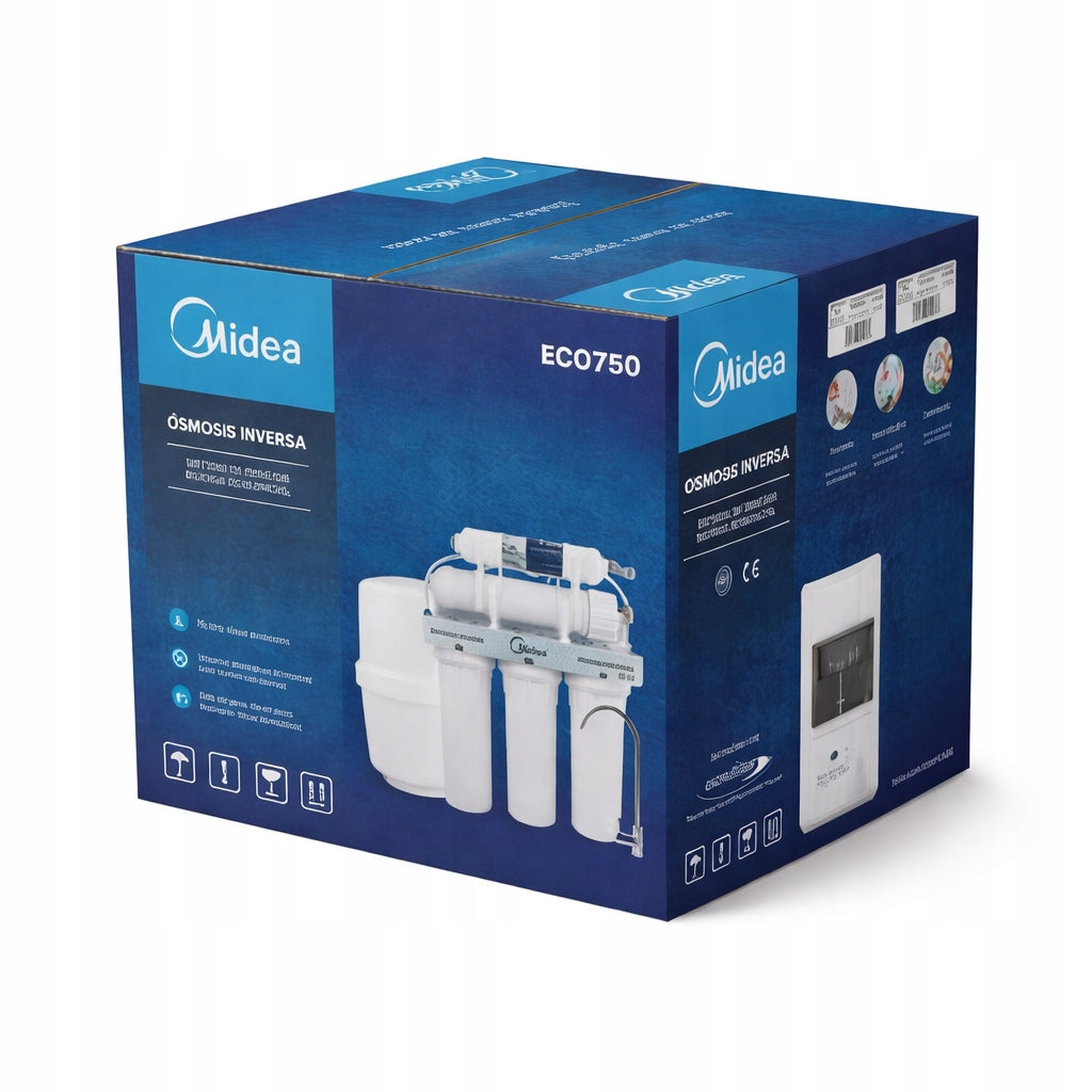 Reverse osmosis system Midea ECO750 (75 GPD) – water filter under the sink Manufacturer code ECO750