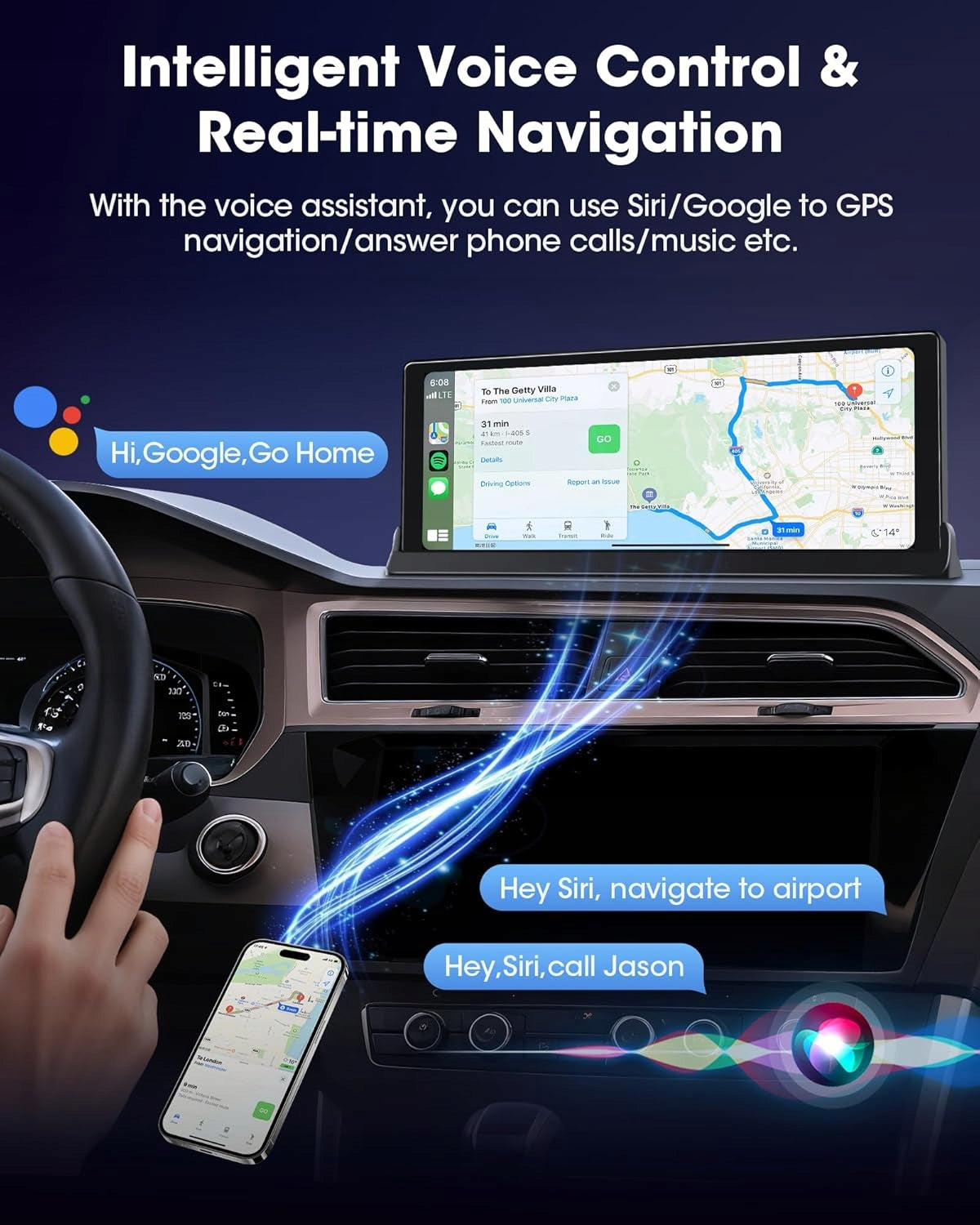 Reversing Camera NAVIGATION Screen CarPlay Android Auto Display Manufacturer code T36OS