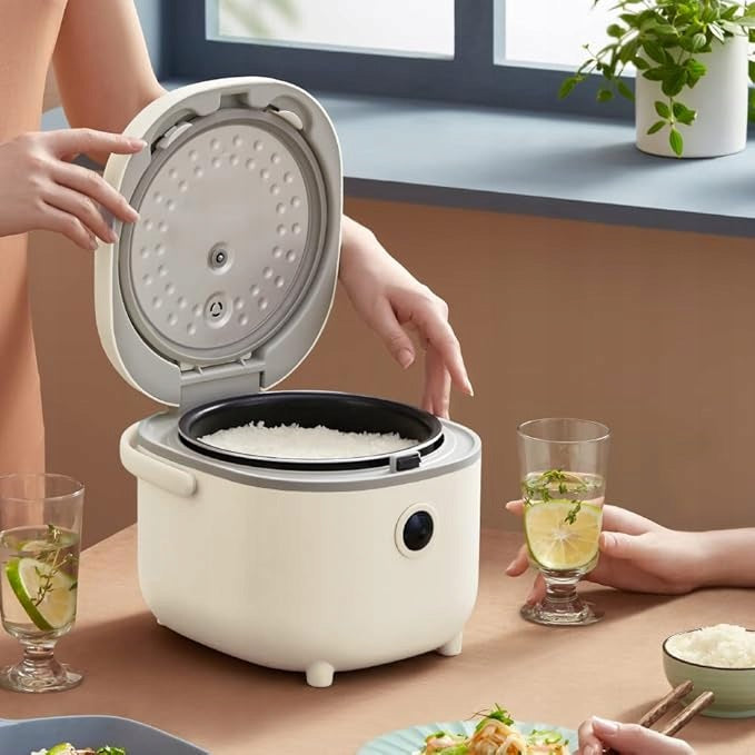 Rice Cooker 2L Steamer 6 Programs 350W Bear DFB-B20A1 Beige Brand Bear