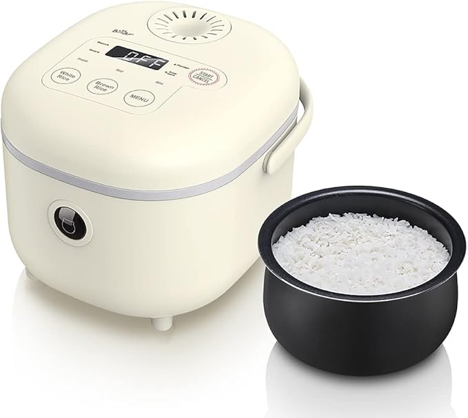 Rice Cooker 2L Steamer 6 Programs 350W Bear DFB-B20A1 Beige