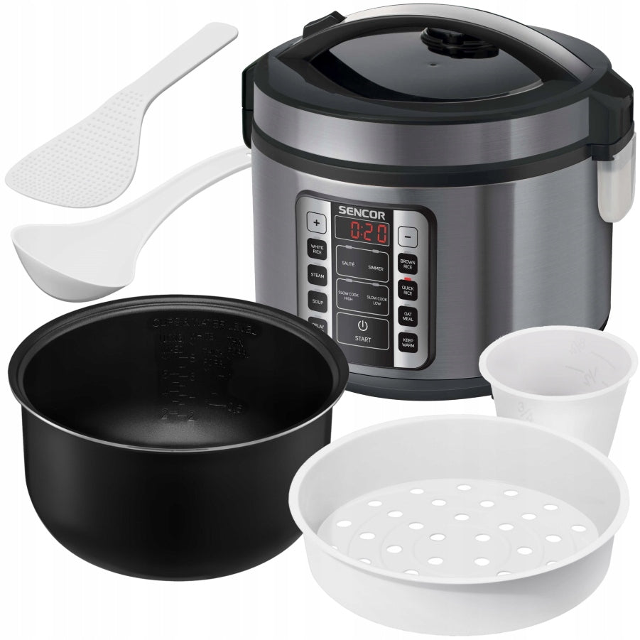 Rice Cooker MULTICOOKER Yum Asia Kumo Rice Cooker Silver