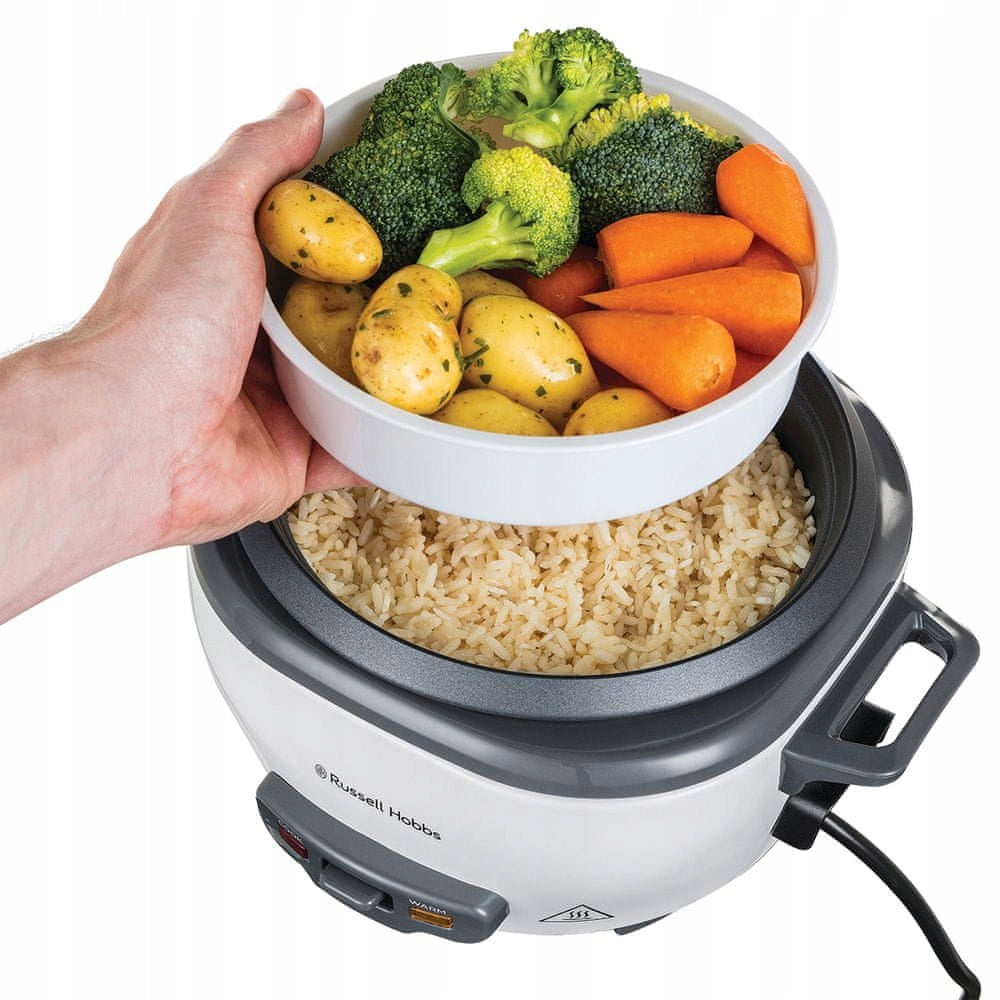 Rice Cooker Steamed Rice Pot Russell Hobbs 27030-56 White 1.4L Brand Russell Hobbs
