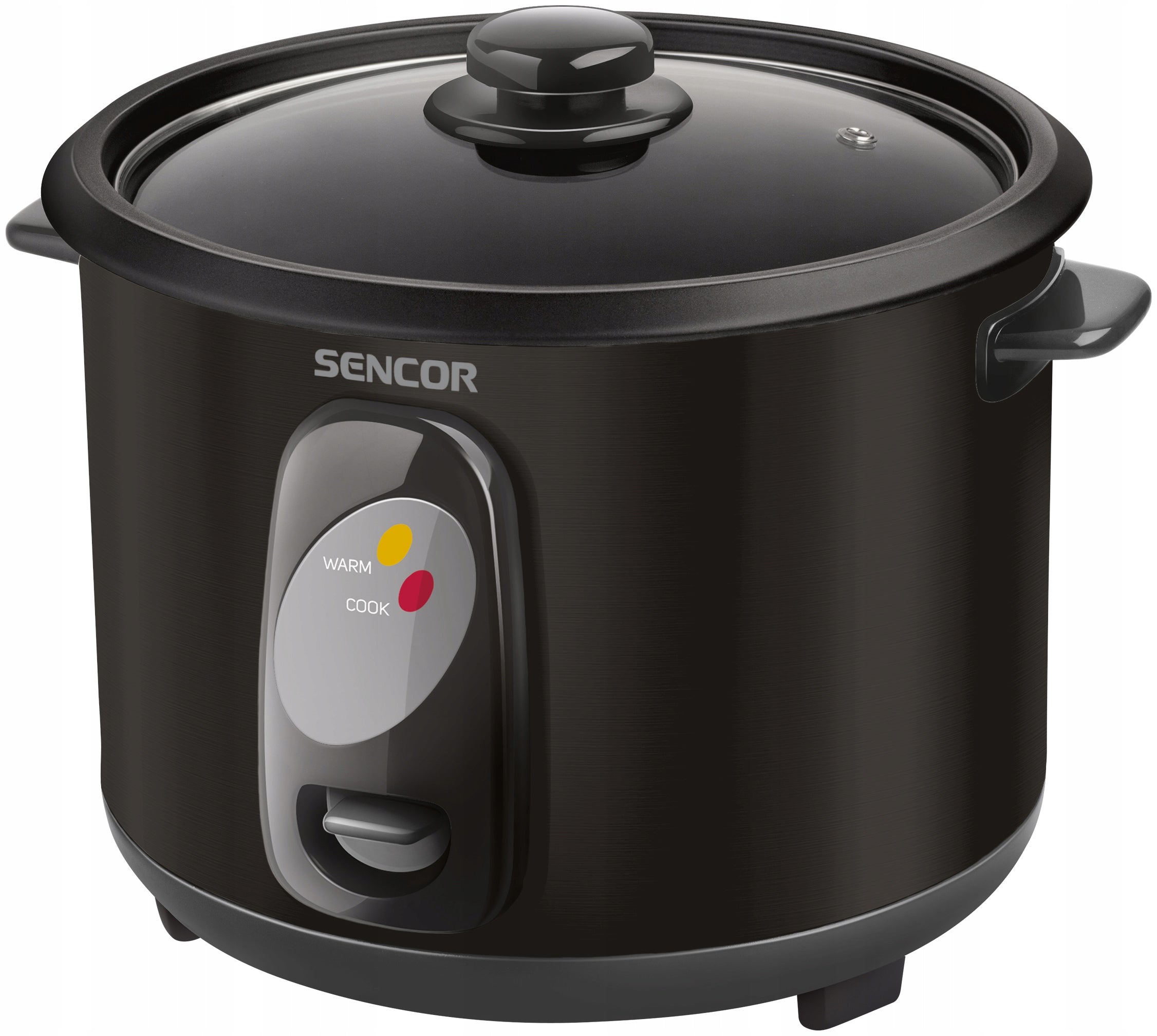 Rice Cooker Steaming Pot Sencor 1L 400W Black Keep Warm up to 6H