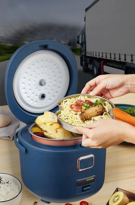 Rice cooker MULTICOOKER portable TOURIST 2l 200W 12V 24V tir BUS Manufacturer code Kuchenka ryżowar 12V 24V 2L multicooker
