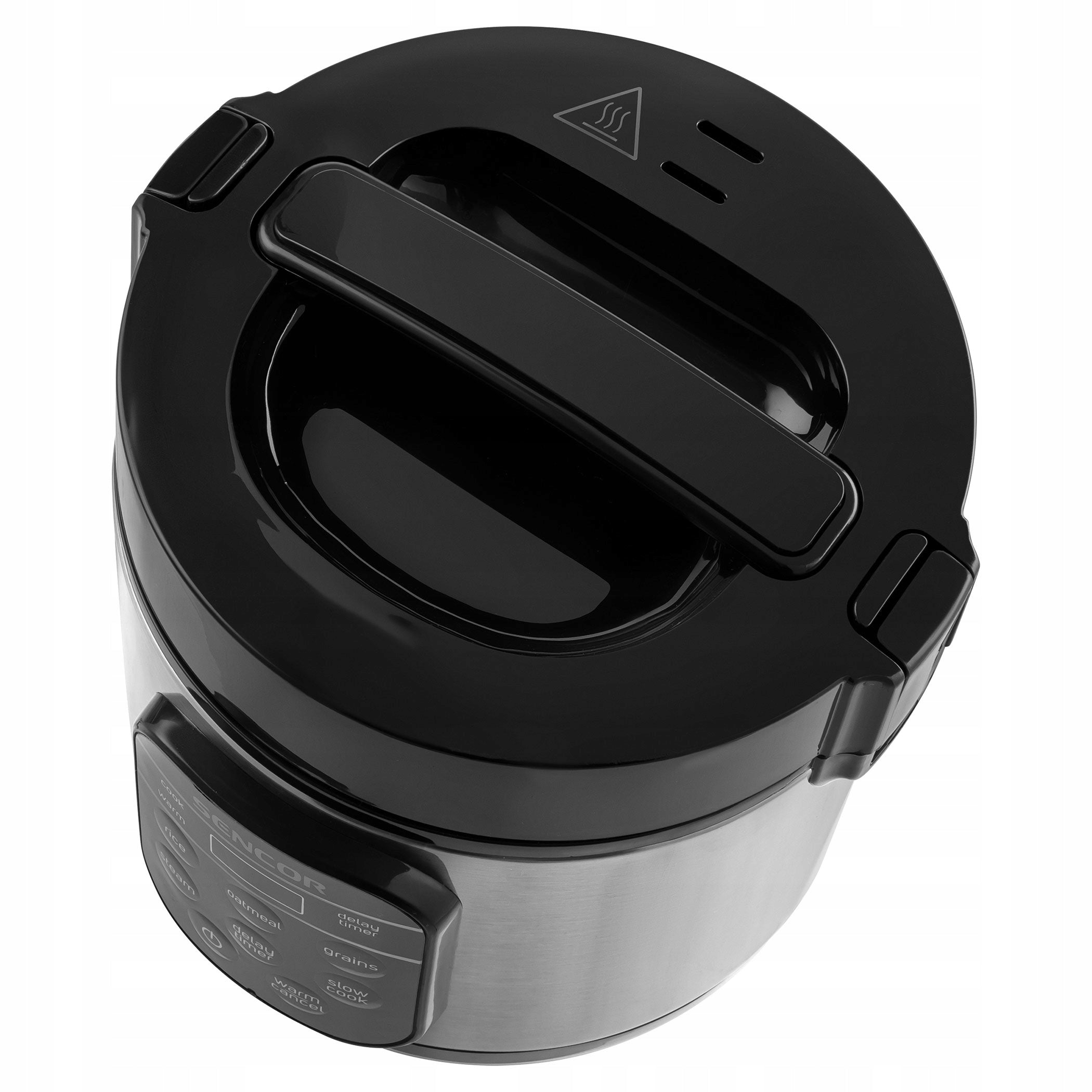 Rice cooker steamer Sencor SRM 0650SS 0,6l 350W jams Safety auto shut-off anti-slip feet overheating protection