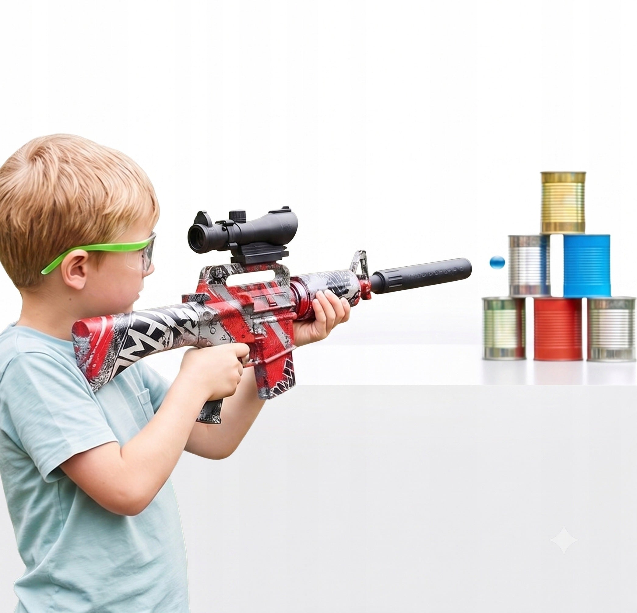 Rifle Gun Automatic for Gel Knuckles Water Electric Weapon M4