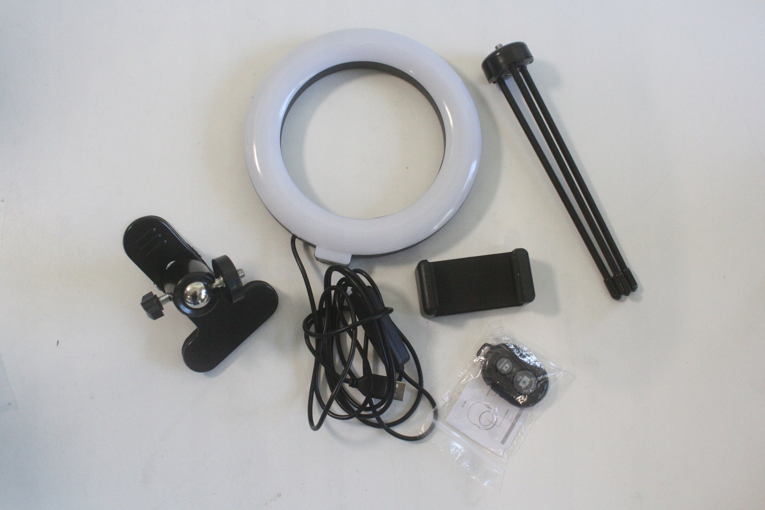 Ring LED RING LAMP 16 cm 3 Color Modes 3000K 6000K to USB Brand no brand