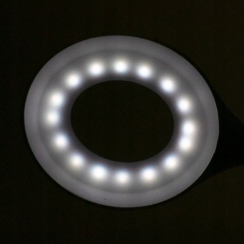 Ring led snake desk lamp white Batteries included no