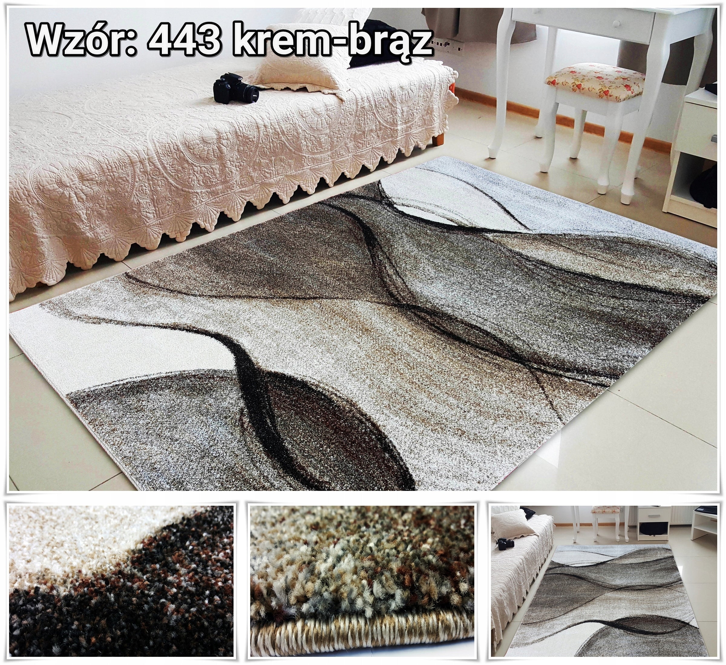 Rio 160x220 Premium Modern Turkish Carpet for Living Room Brand no brand