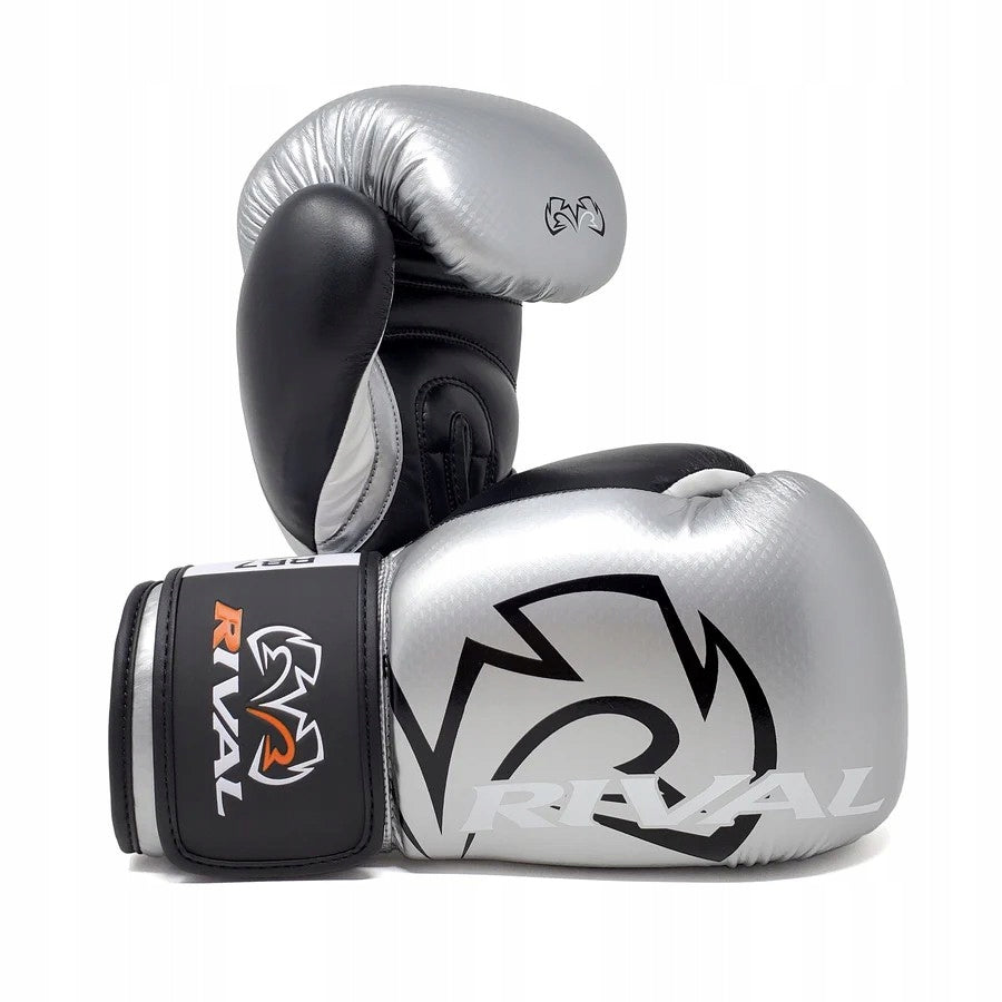 Rival RB7 Fitness Boxing Gloves Silver/Black L