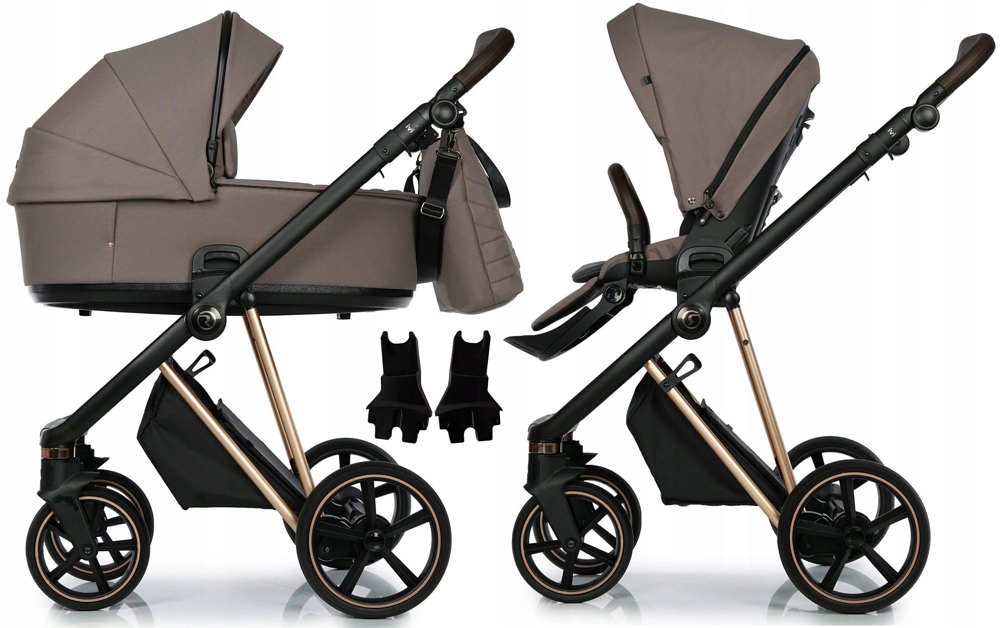 Roan IVI 2.0 deep stroller 2in1 set / Cocoa Rose