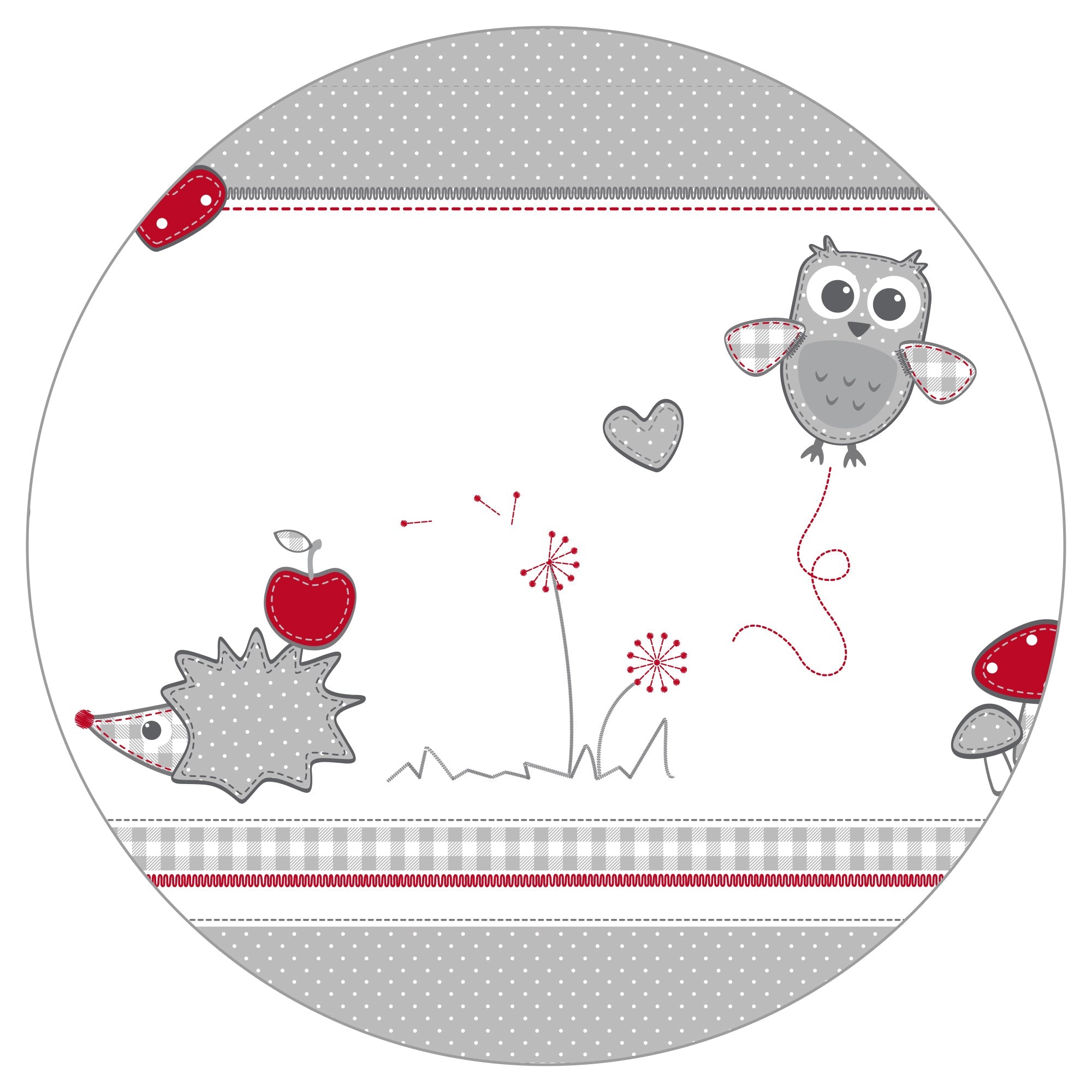 Roba 6-Angle White Adam & Eule Playpen Brand Roba