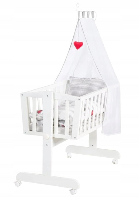 Roba baby cradle 40 x 90 cm Adam and Owl - stroller and cradle on wheels Packaging status original