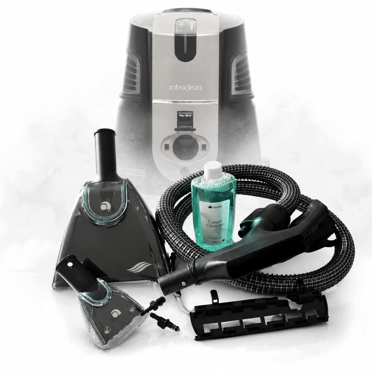 Roboclean SPlus + SPlus PRO carpet and carpet cleaning kit